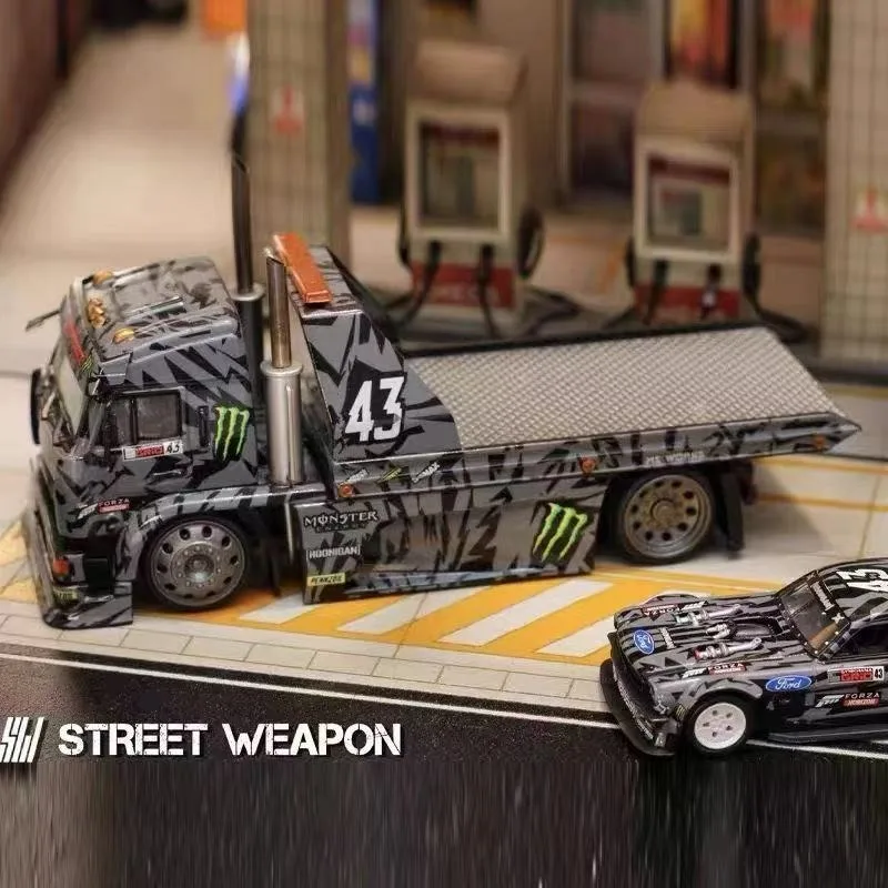 sw-1-64-hoonicorn-rtr-kamaz-alloy-die-casting-car-model-collection-model-boy-gift-boy-toy-christmas-gift