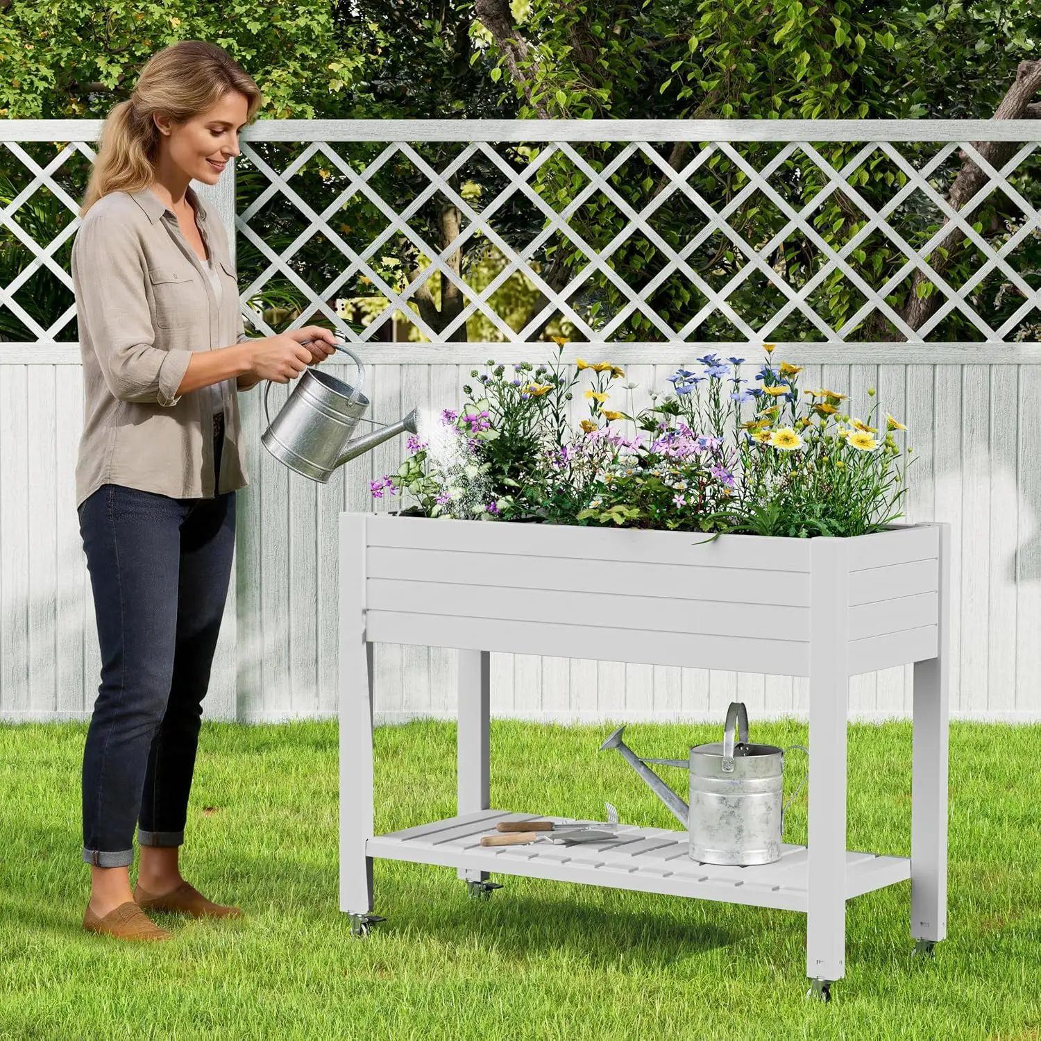 Mobilny podwyższony stojak ogr – Garden Storage Box recenzja i cena