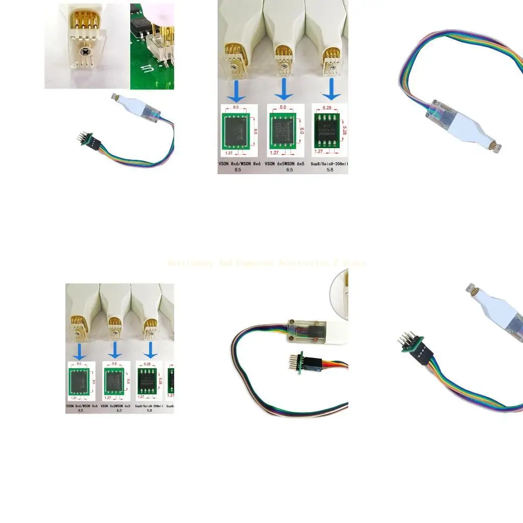 Profissional SOP8 Atualizando Download do cordão Burn Write Sonda Spring Needle Burners