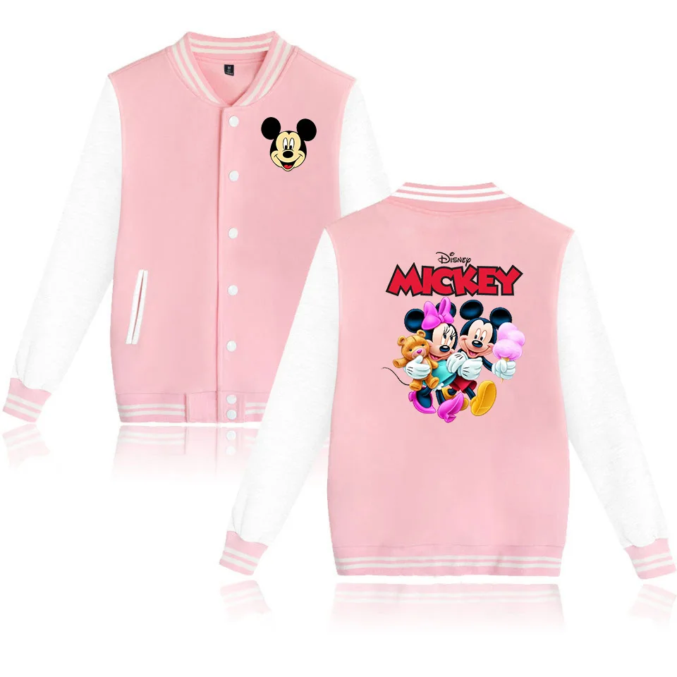 Disney Varsity Baseball Bomber Jacket Men Women Clothes Streetwear Kids Boys Girls Harajuku New Jacket  casacas para mujer