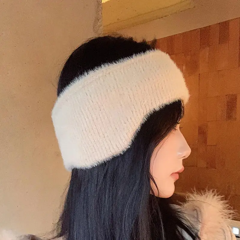 Winter Ear Warmer Earmuffs Headband Cute Hair Bands Outdoor Skiing Sport Thick Hairband For Women Men Headscarf Hair Accessories