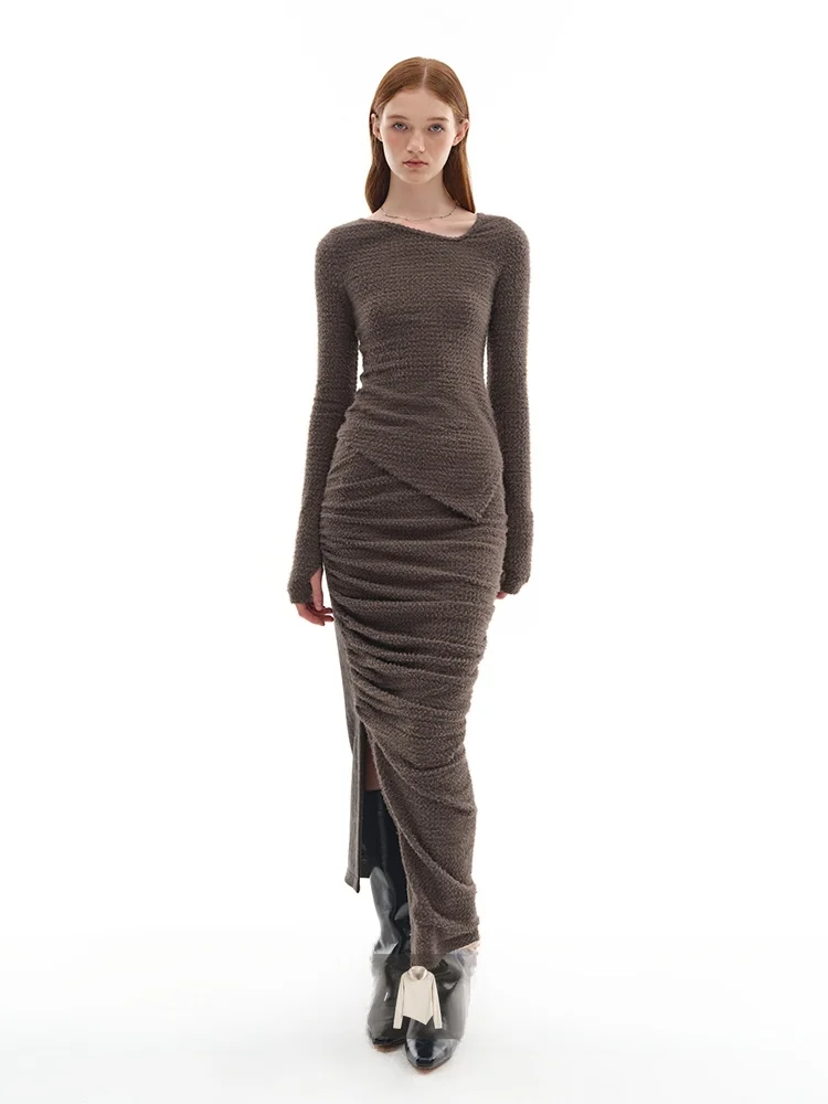 conjunto-de-falda-de-punto-plisada-con-textura-de-gasa-de-ballet-diseno-asimetrico-inclinado-corte-entallado-mezcla-de-poliester-de-color-puro