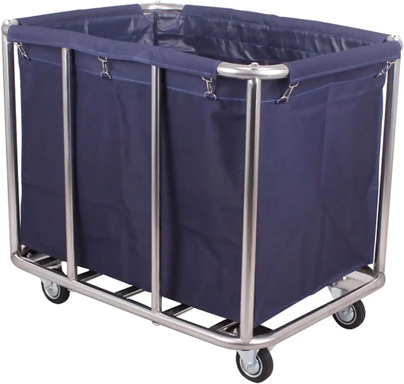 Laundry Cart with Wheels 12 Bushel (400l) Collapsible Laundry Hamper Commercial Large Heavy Duty Rolling Laundry Basket Waterpro