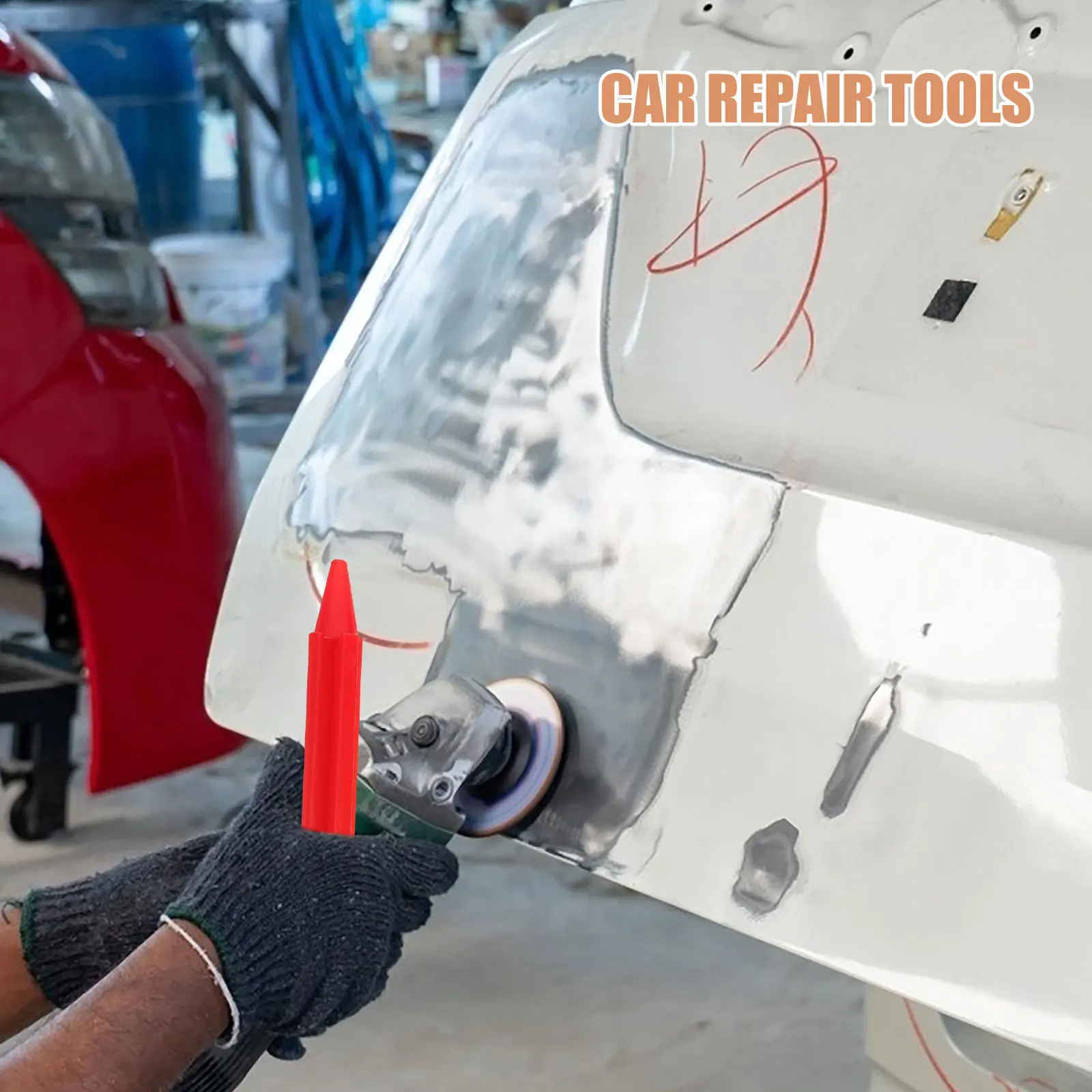 

5Pcs Car Dent Removal Kit Paintless Dent Hammer Precision Tap Down Pen Auto Body Repair Tools for Hail Damage Door Dings