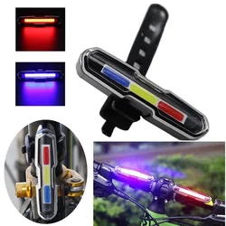 Bike Tail Light Ultra Bright Bicycle Light Waterproof USB Rechargeable Rear Lamp Flashing Road Mtb Cycling Accessories