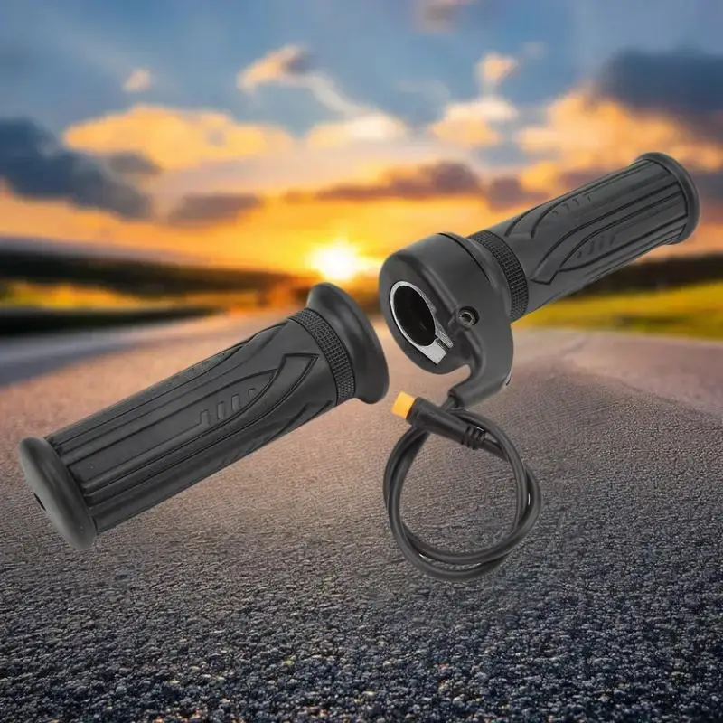 

12V to 72V 20X Speed Throttle Handles for Electric Scooters with 22.2mm Handlebar - Waterproof 3-Pin Connector, Pack of 2