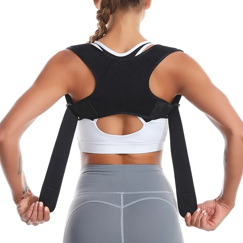 Adjustable Posture Corrector Back Brace Shoulder Support Corrector Prevention Humpback Back Care Back Health Fitness Clothing