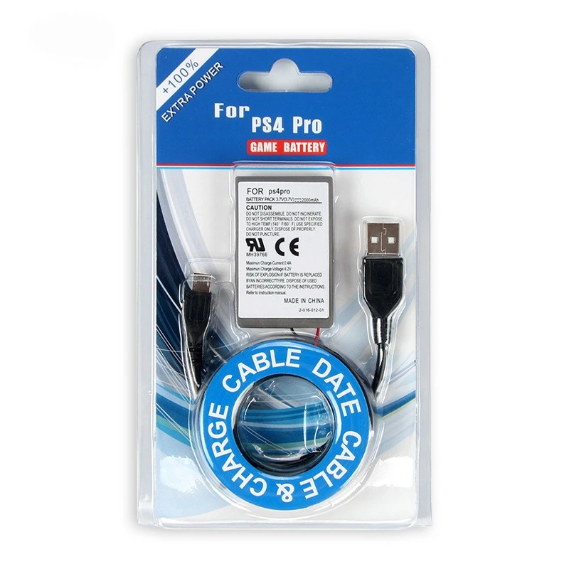 

LIP1522 3.7V 2000mah Rechargeable Controller Battery for PS4/PS4 Slim Gamepad Lithium Batteries Small Plug for PS4 Pro