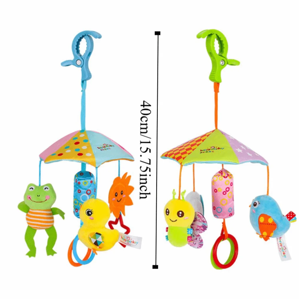 PP coton dessin animé Animal cloche Montessori éducation précoce nouveau-né hochets jouets sensoriels doux bébé hochets Mobiles jouets