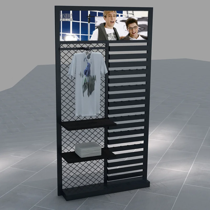 [Customized]Retail clothes shop display rack,display rack clothes shop