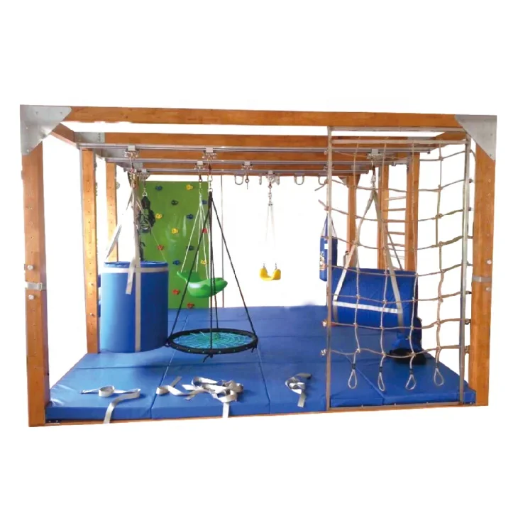 Rehabilitation Education center hanging swing kids sensory training equipment indoor swings combination indoor swings for kids