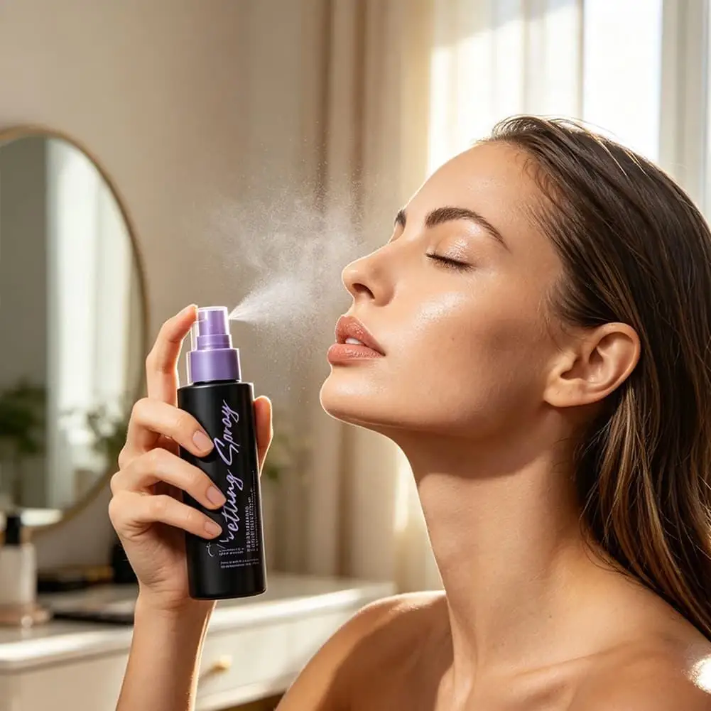 Makeup Setting Spray,  Long‑Wear Face Setting Mist for Daily Makeup,Lightweight Finishing Spray to Help Extend Makeup Wear
