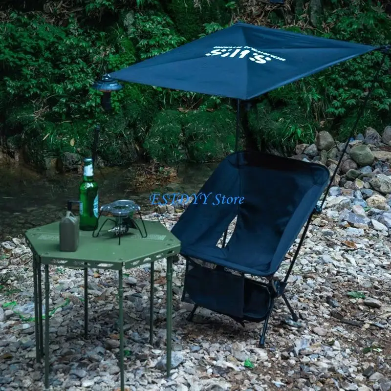 

G6DE Portables Sun Protective Canopies Chair Compacts Light weight Folding Canopies