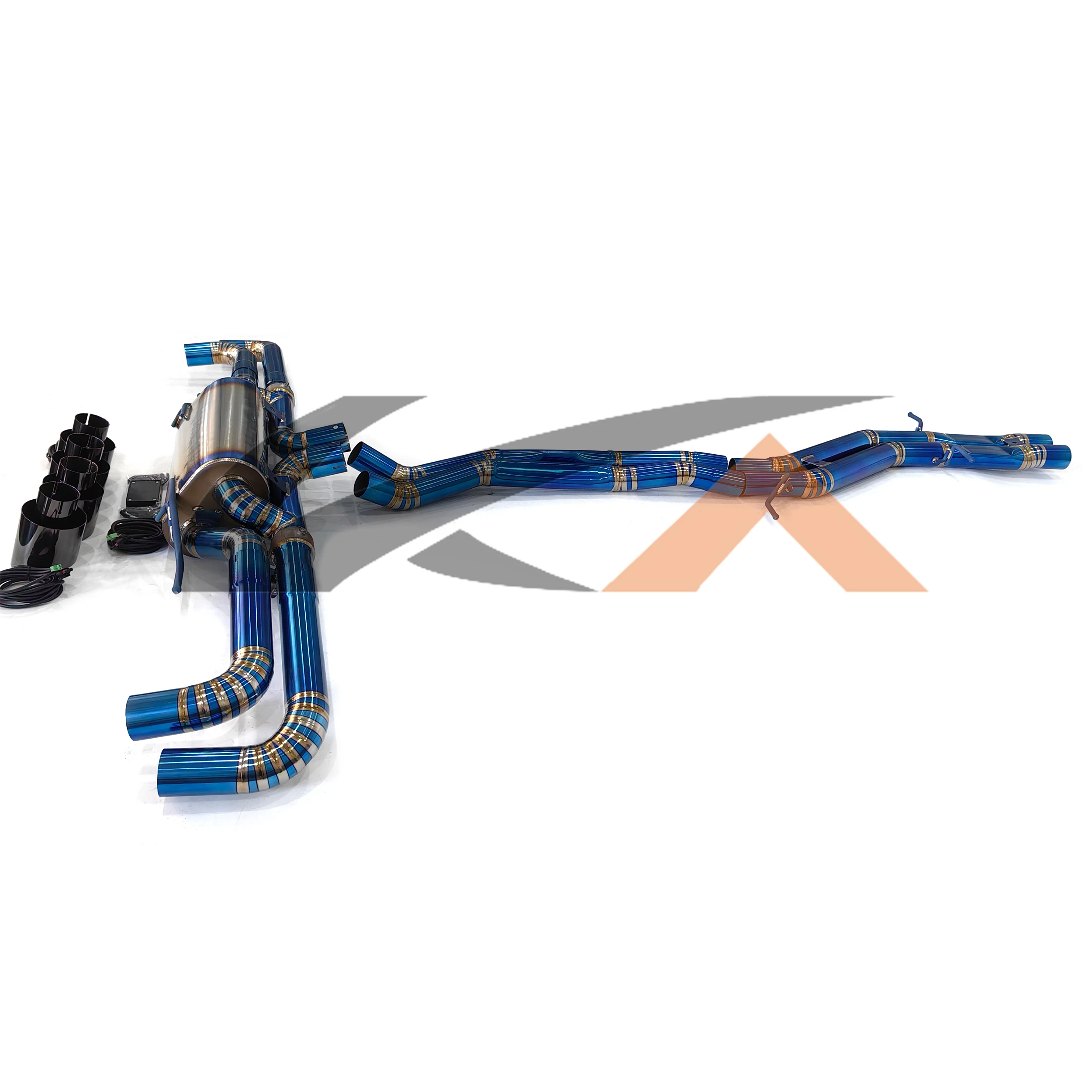 KA Tuning Titanium Catback Exhaust System for Lamborghini URUS with Muffler Valve And Tips Performance