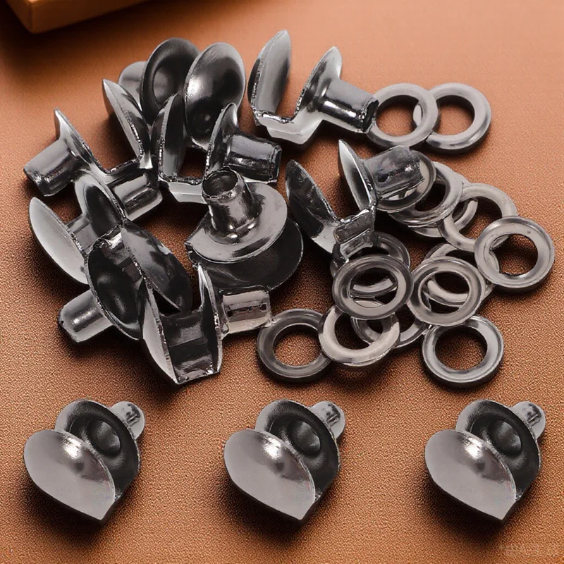 10Pcs Boot Lace Hooks Repair Kit Climbing Shoes Rivets Outdoor Activities Buckles Boot Lace Hooks Shoelace Buckles
