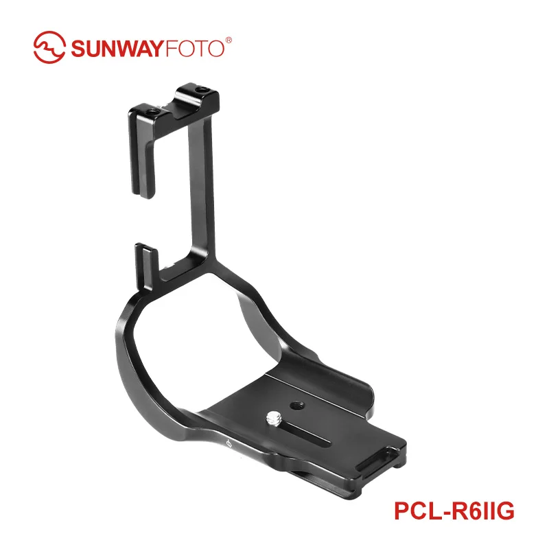 SUNWAYFOTO PCL-R6IIG L-bracket for Canon EOS R6II with Battery Grip BG-R10 Arca Swiss