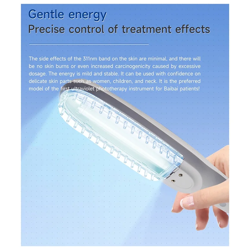 B98A-자외선 UV 미용 기기 UVB 램프는 피부 관리에 사용되어 피부를 보습하고 탄력 있게 만듭니다. EU 플러그