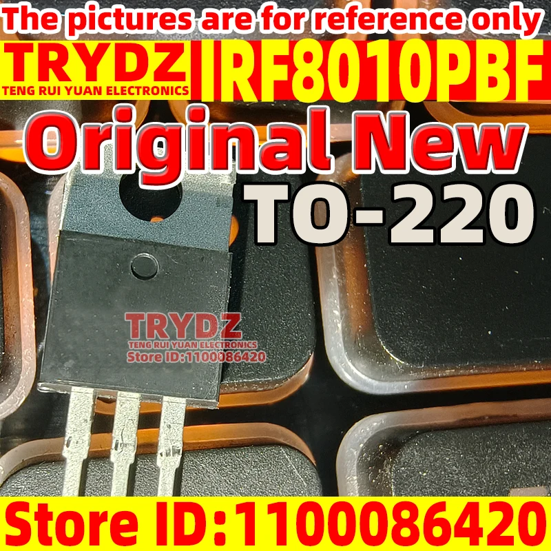 20-1 個オリジナル新 IRF8010PBF IRF8010 TO-220 80A/100V/260W/0.015Ω