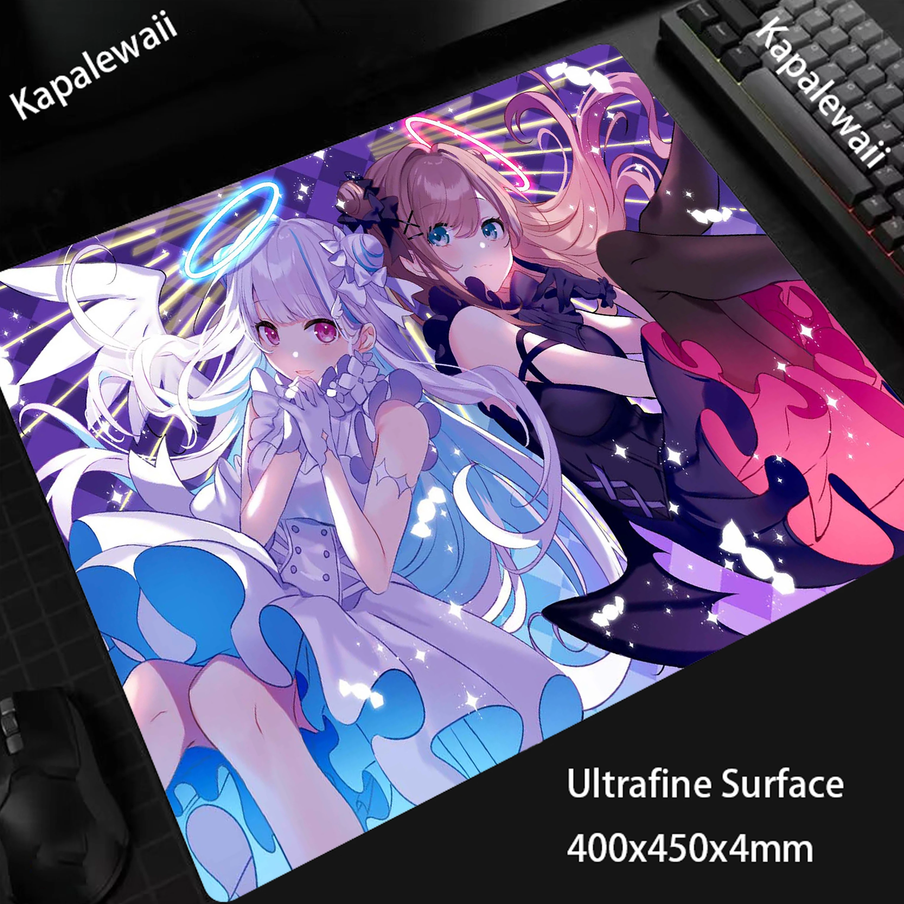 Anime mouse pad gaming computador mousemat pequeno tapete de mesa pc gamer accessoires hd impressão mousepad velocidade teclado almofadas 450x400mm