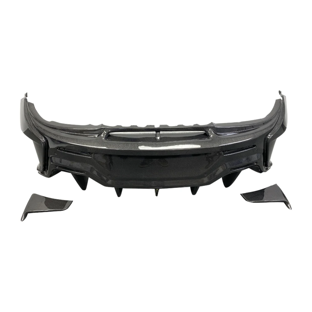 High-quality 600LT style carbon fibre body kit rear bumper diffuser for McLaren 540C 570S 570GT