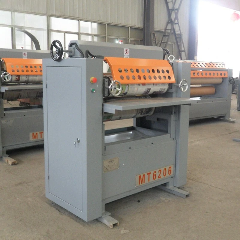 Woodworking gluing machine, wood-based panel furniture veneer machinery and equipment, single and double-sided rubber