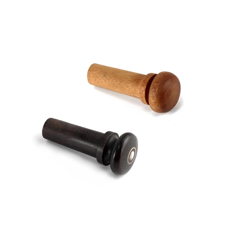 أوتار تشيلو خشبية من خشب الأبنوس ، إكسسوارات ضبط ، بدون ثقب ، قطع غيار الآلات الموسيقية لسيلو ، 4 روض