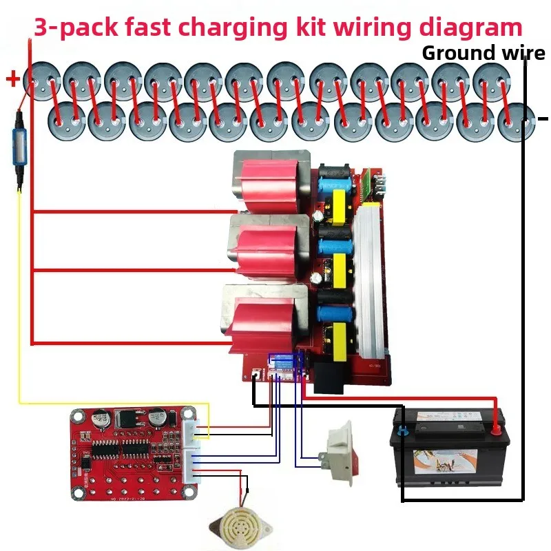 12V High Power High Voltage Package Driver Board Integrated Kit Booster Accessory High Voltage Inverter DC Boost Electronic Part