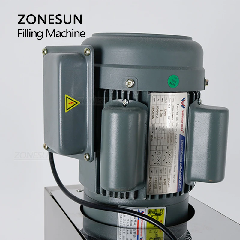 ZONESUN ZS-FM100L شبه التلقائي الحليب ماتشا بودرة شيلي التوابل يمكن زجاجة اوجير ماكينة حشو