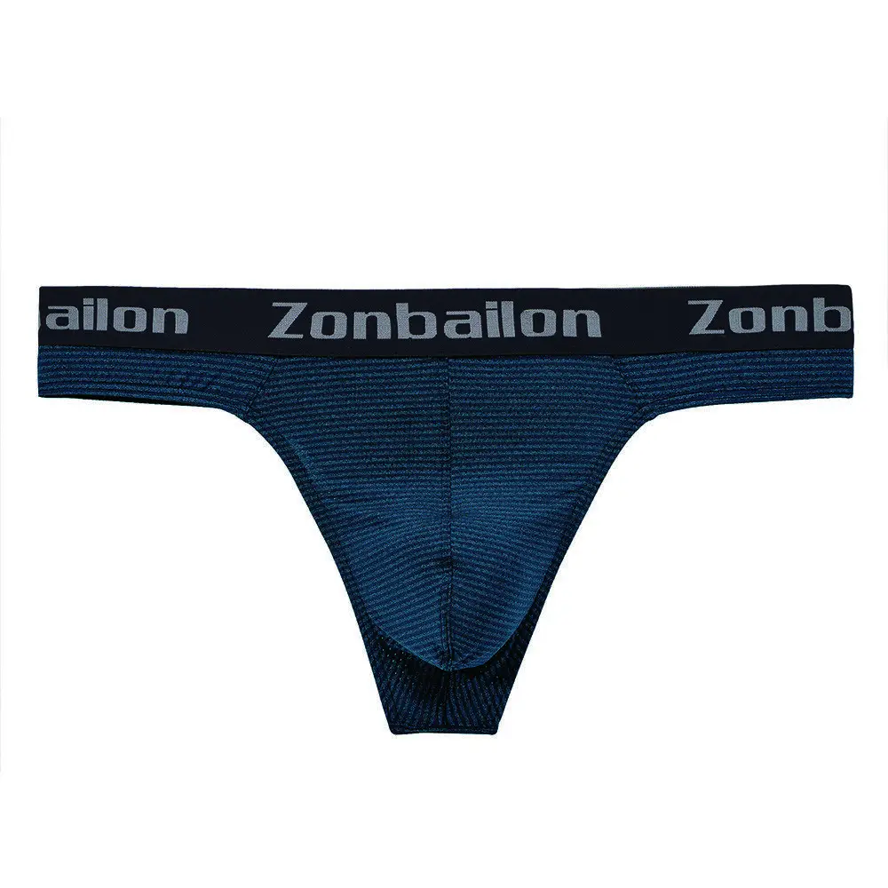Zonbailon Men's Thongs Sexy T-Back Soft G-Strings Breath Fit Men Underwear