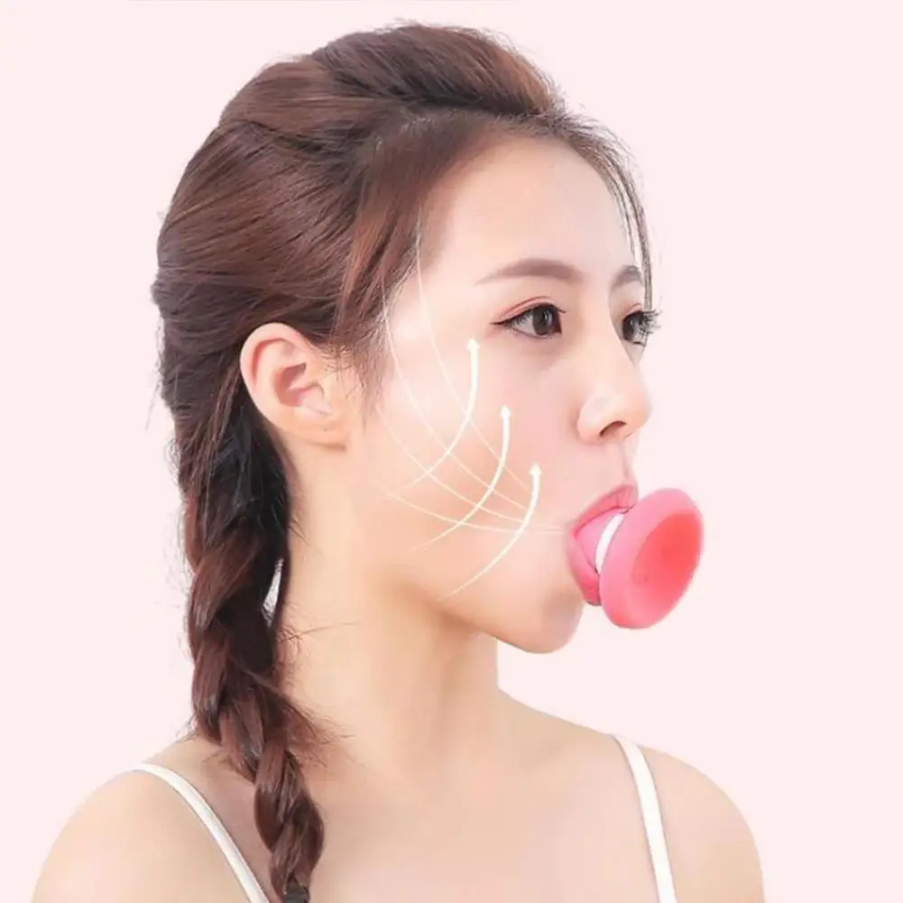 Silicone Mouth Jaw Exerciser V Face Lifting Tool Slimming Thin Face Double Breath Removal V Wrinkle Chin Lifting Exerciser M7H6