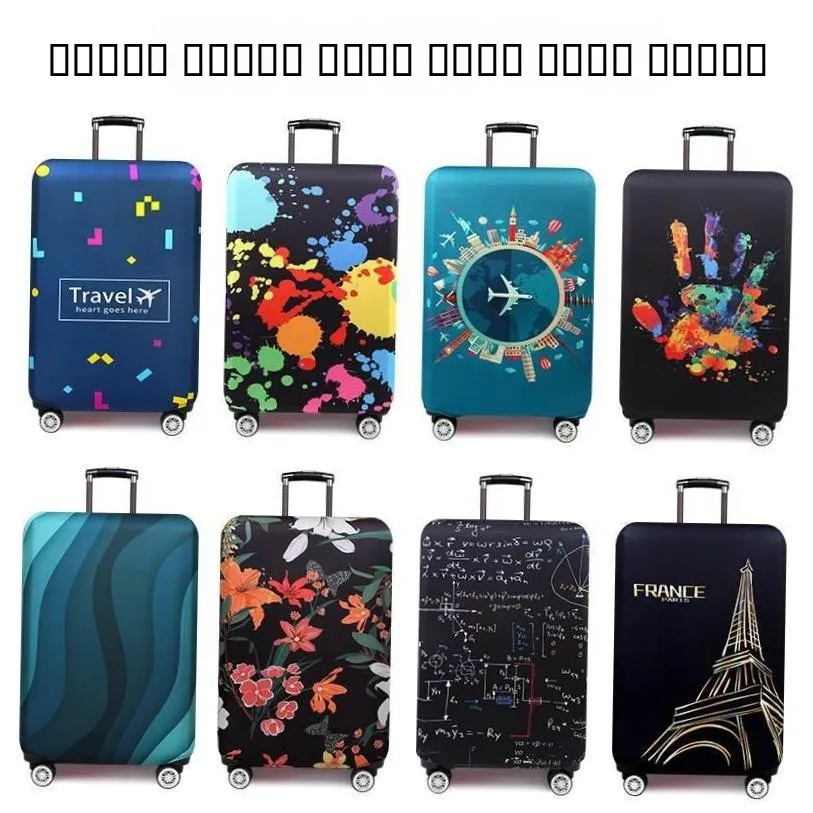 

Защитный чехол для чемодана Thier Travel Lage, коллекция Summer 202, прочный защитный чехол для чемодана 6T8ywc