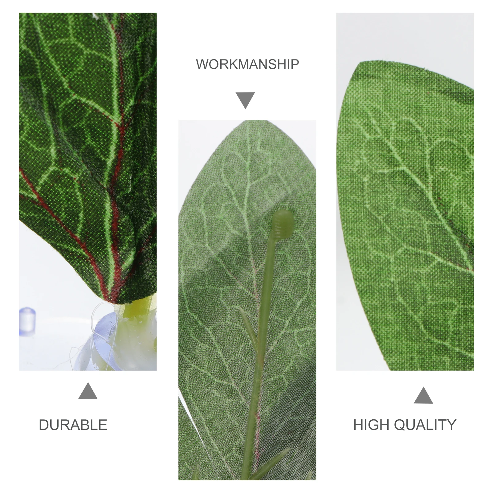 

10 Pcs Artificial Peony Plants Simulation Leaves Fake Reptile Cage Decor Fish Tank L scape Aquarium nament Pet Hide Play