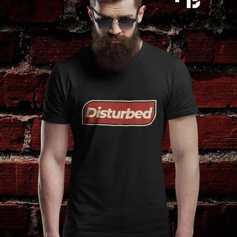 Disturbed Heavy Metal Band Vintage Retro T-Shirt
