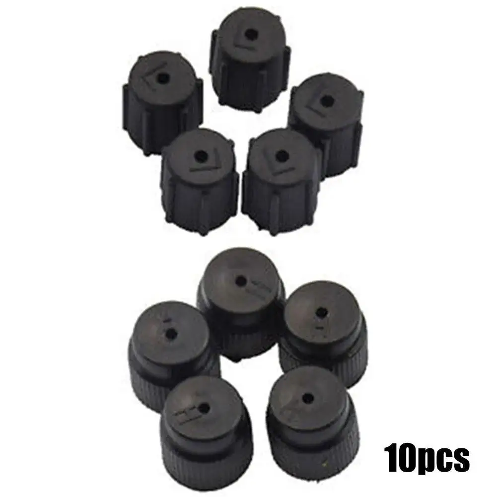 10 X R134a Air Conditioning Cap AC Sealing Cap 5pcs High Pressure 16mm+5pcs Car Charging Port AC System Caps Accessories