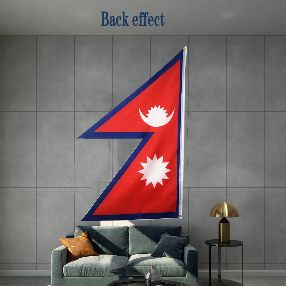 Nepal Asia National Flag All Over The World Country Banner  Material Object Photography Good Penetrability Advertising  Decro