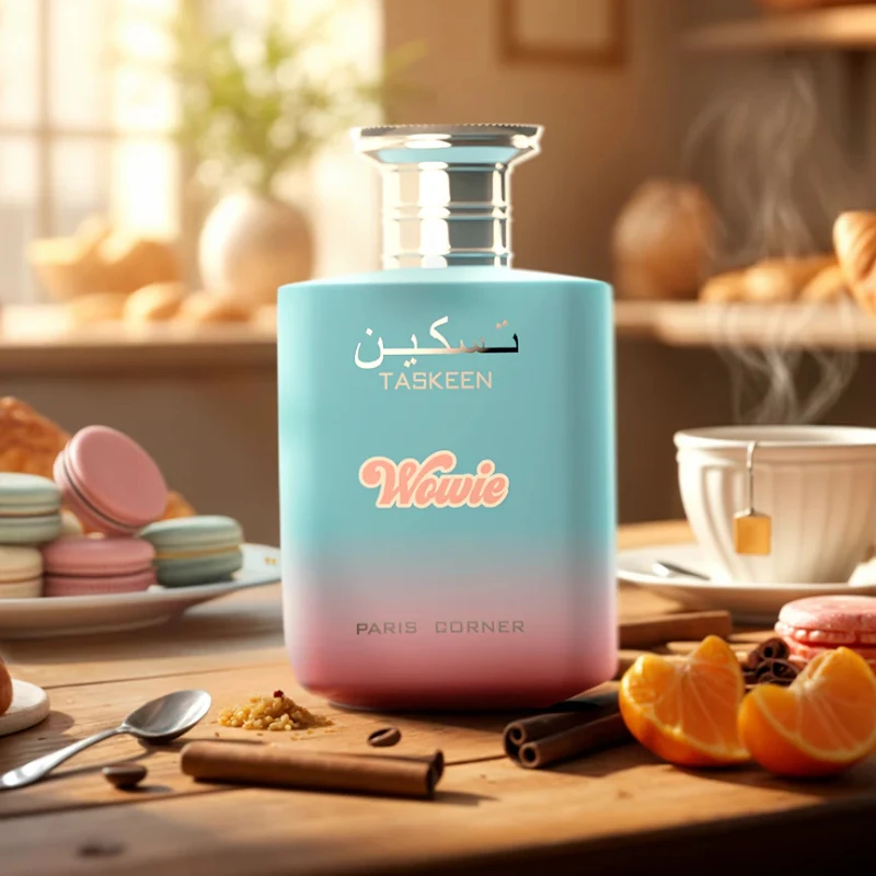 Perfume Gourmand de 100 ml, Mandarina, Ron, Caramelo, Hoja de Tonka, Mantequilla, Eau de Parfum de Larga Duración, Unisex, Fragancia Amaderada Dulce, EDP