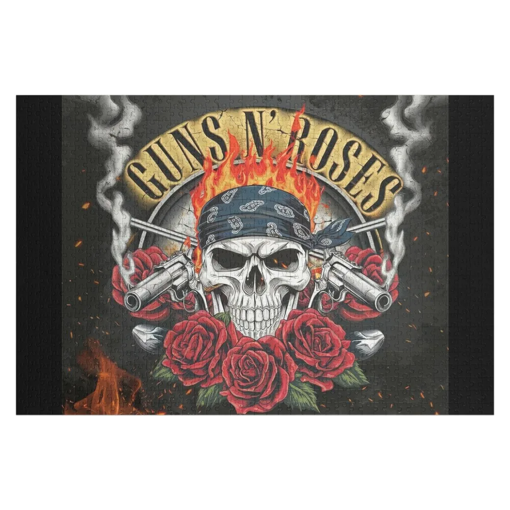 

Guns N' Roses Artwork – Legendary Rock Band Art for Fans Jigsaw Puzzle Photo Personalized Gifts Photo Custom Puzzle