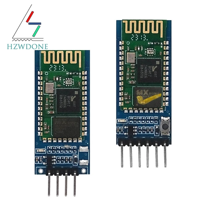 HC-05 HC-06 Master-Slave 6Pin/4Pin Anti-Reverse, zintegrowany moduł przesyłania szeregowego Bluetooth, bezprzewodowy port szeregowy dla Arduino
