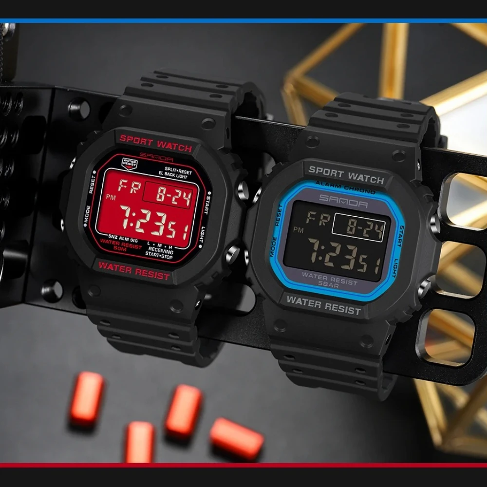 SANDA 2107 Children Watch Men - Resin Art Underwater 评论和价格