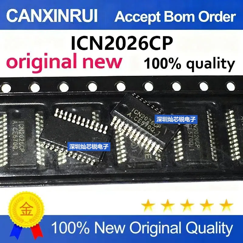 (5-100pieces)Brand new original ICN2026CP ICN2026 SSOP24 display driver chip