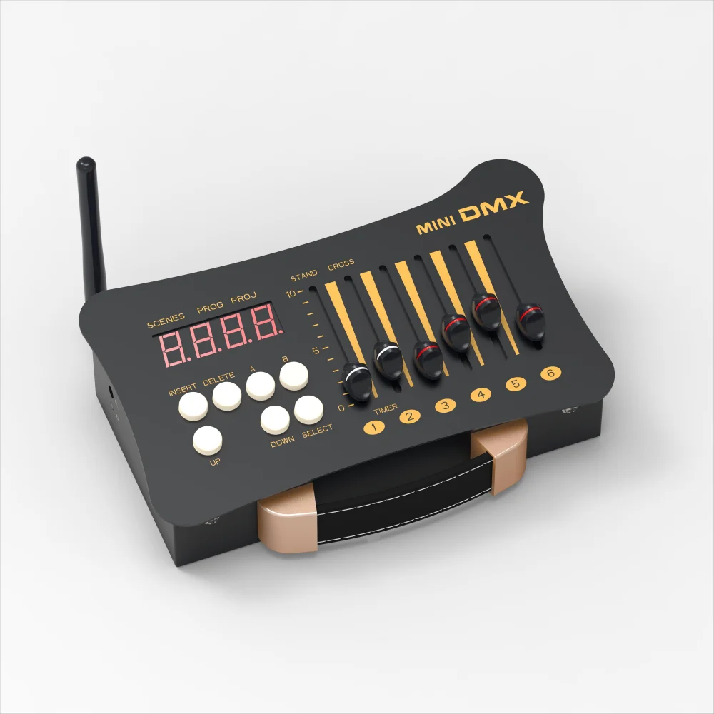 DMX Controller Disco Light Controller 1pcs DMX512 Controller + Charging Receiver Party DJ Stage Ligh Combination