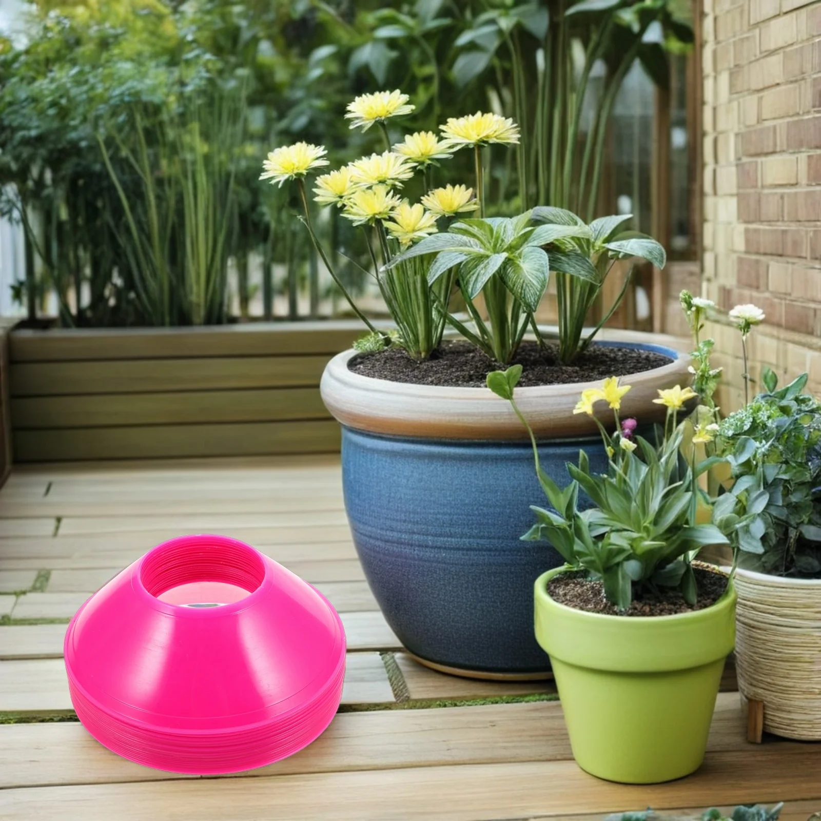 

20Pcs Soccer Training Discs Pink Small Plastic 12.5cm for Football Basketball Skating Agility Drills Cones Football Training Kit