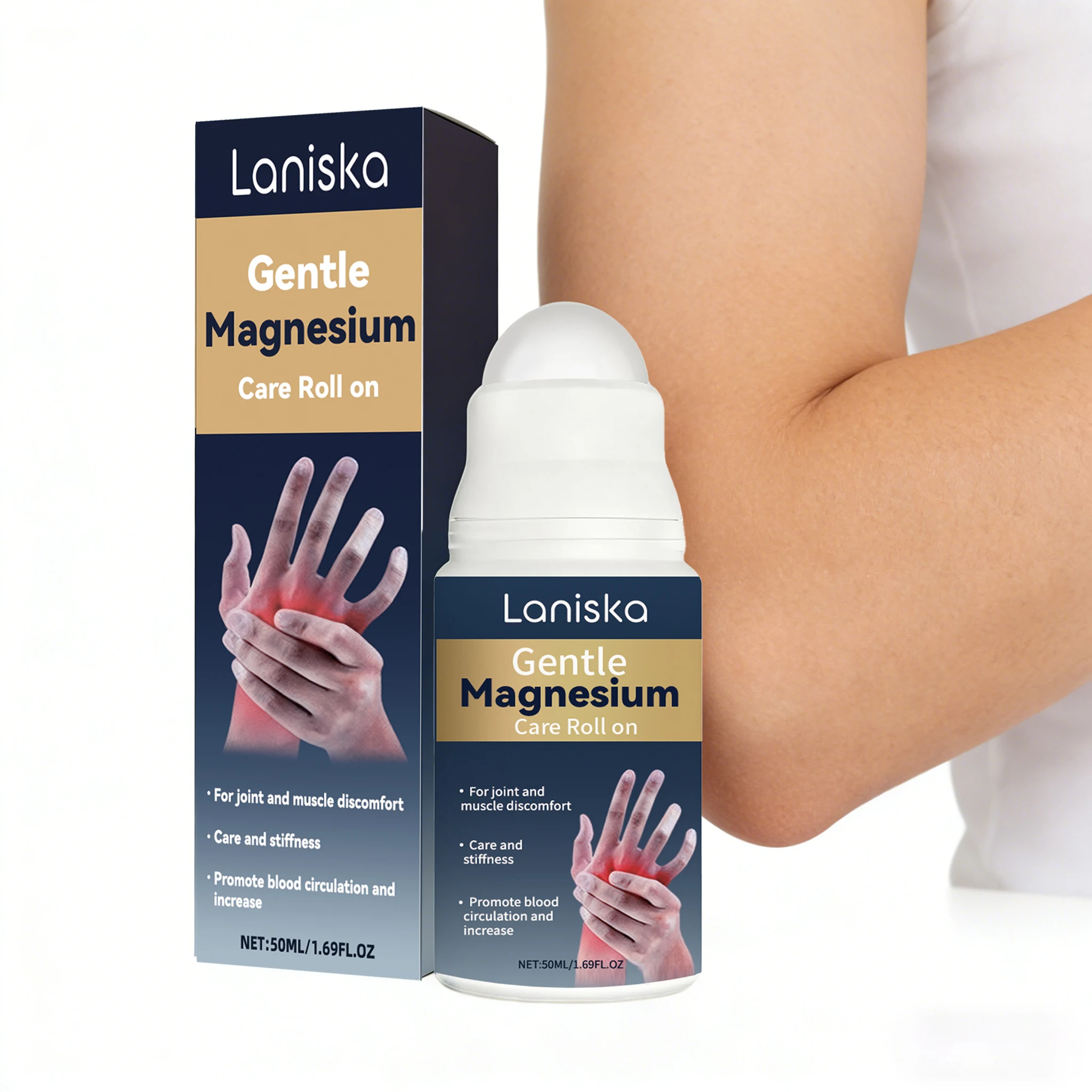 Magnesium Joint Care Roller Relieve Joint Pain Stiffness Soothe Muscle Discomfort Joint Massage Roller Promote Blood Circulation