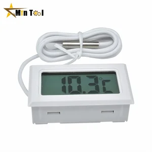 FY-10 LCD ميزان حرارة رقمي للمياه والحمام ، جهاز اختبار درجة الحرارة ، كاشف الشاشة ، مدمج ، كابل مستشعر ، سيارة ، حوض مائي ، 1 متر أعلى 8 مقياس درجة حرارة كتلة محرك المبيعات - No3