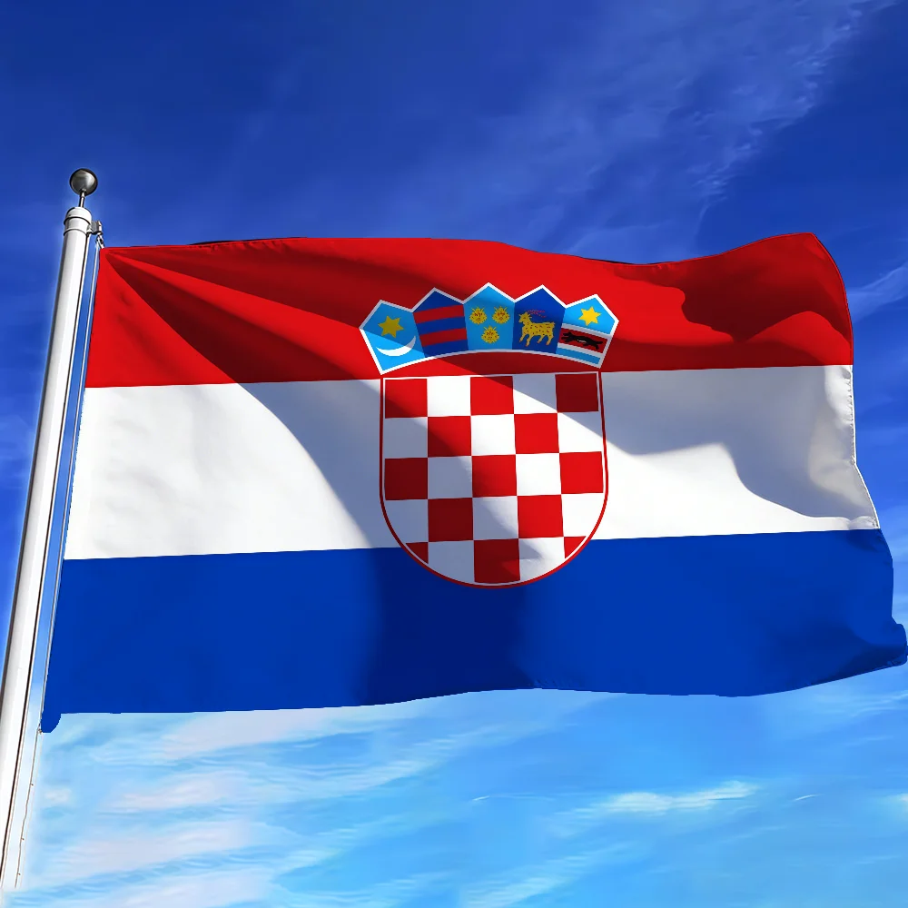 Flagge der Kroatischen Republik für Schlafzimmer, Wohnzimmer, Bar, Garten, Outdoor, aktive Dekoration, Hintergrund und Konzerte
