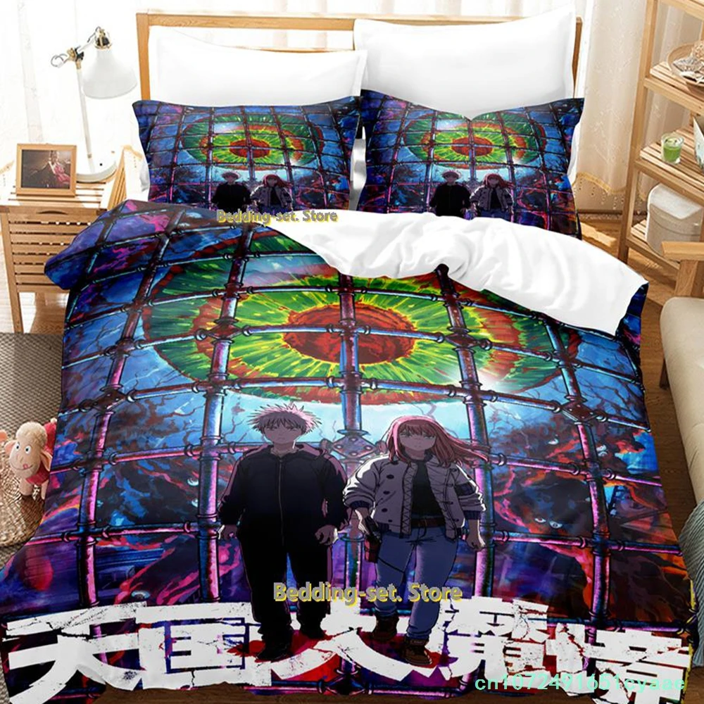 Heavenly Delusion Bedding Set Single Twin Full Queen King Size Bed Set Adult Kid Bedroom Duvetcover Sets Anime Parure De Lit Bed
