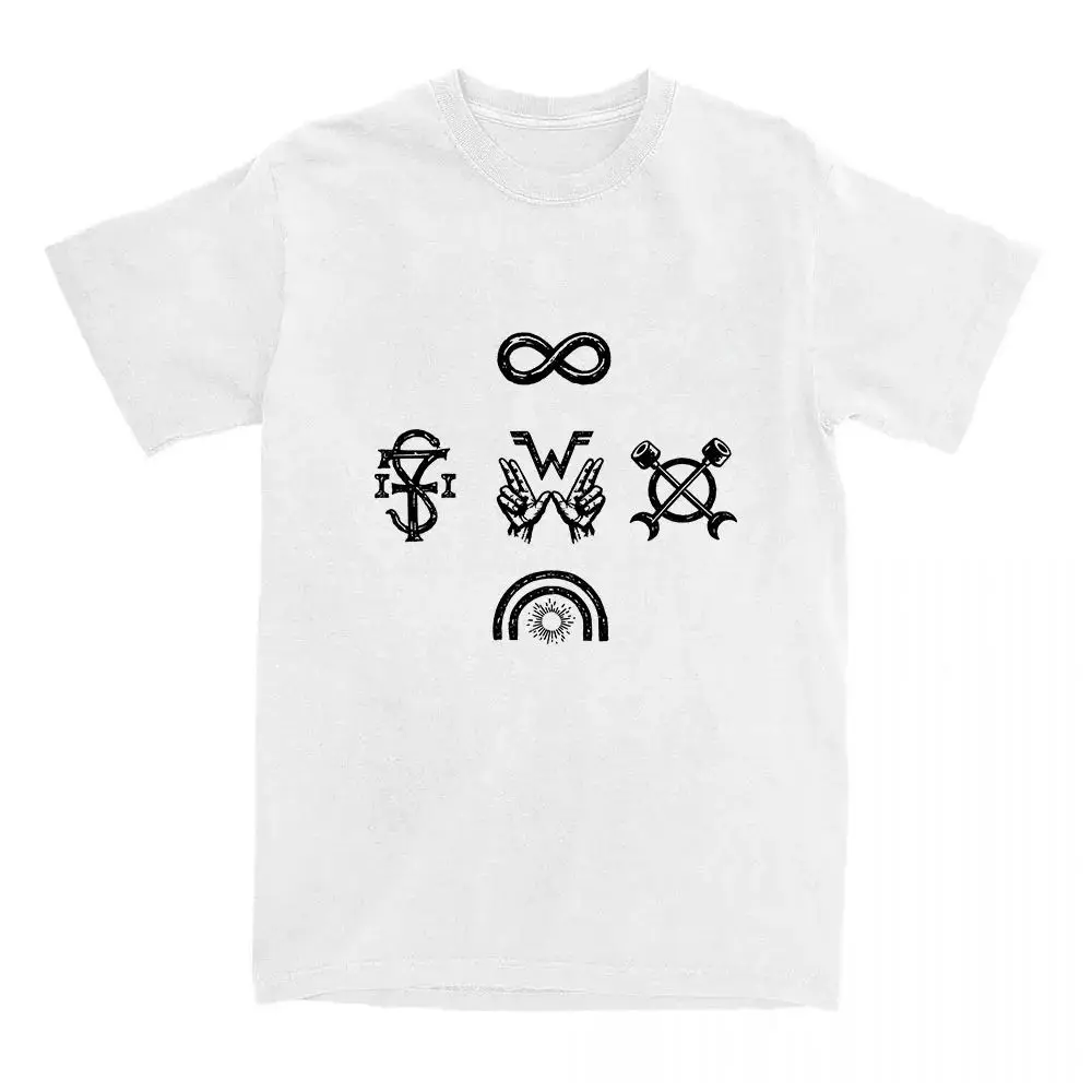 Rock Band Heavy Mental Weezer Shine Again Single T-shirt Summer Casual Loose Short Sleeve Streetwear Design Tee Shirt Unisex