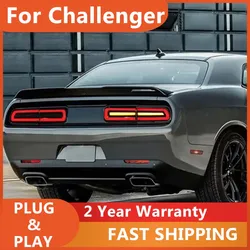 Car Accessories for Dodge Challenger 2008-2014 Rear Dynamic Turn Signal+Running Light+Brake+Reverse Tail Lamp Assembly