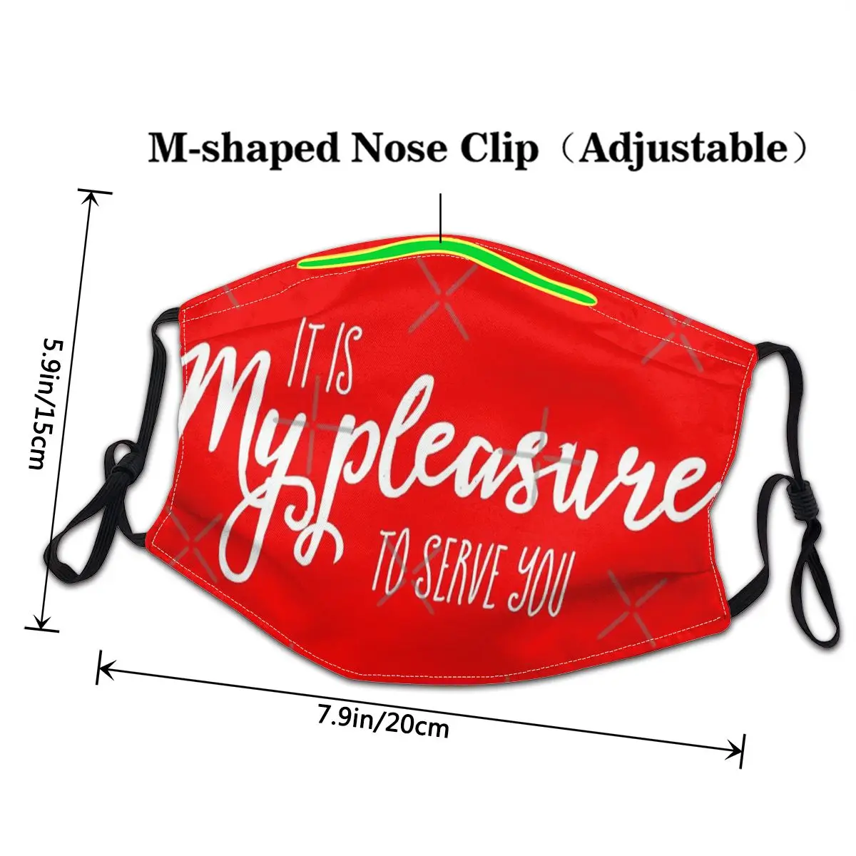 Red My Pleasure Fashion Trend Masks Cheap Things