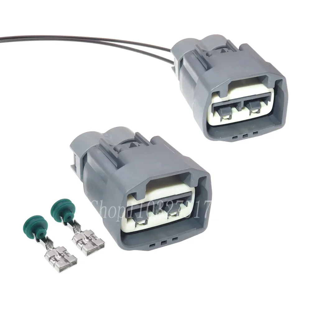 1 Set 2 Pin Car Booster Pump Wire Waterproof Socket for Ford Auto Accessories Electrical Connectors